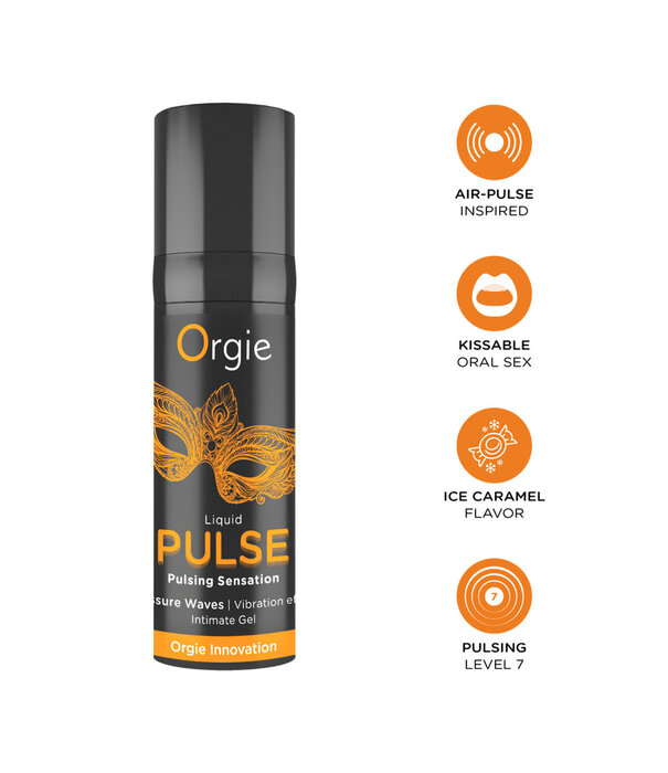 Orgie Liquid Pulse - Pulsende Sensatie Opwindende Intieme Gel - 0,5 fl oz / 15 ml