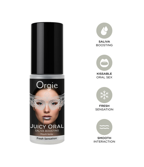 Orgie Juicy Oral - Speekselversterkende Mondspray - 0,5 fl oz / 15 ml