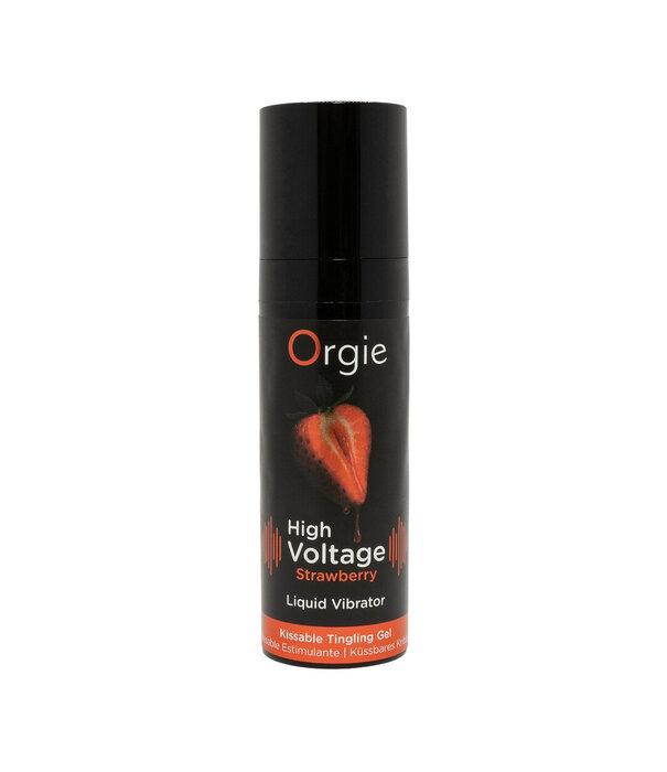 Orgie High Voltage - Vloeibare Vibrator - Aardbei - 0,5 fl oz / 15 ml
