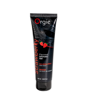 Lube Tube Aardbei - Waterbased Lubricant - 3 fl oz / 100 ml