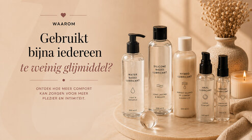 Waarom gebruikt bijna iedereen te weinig glijmiddel?