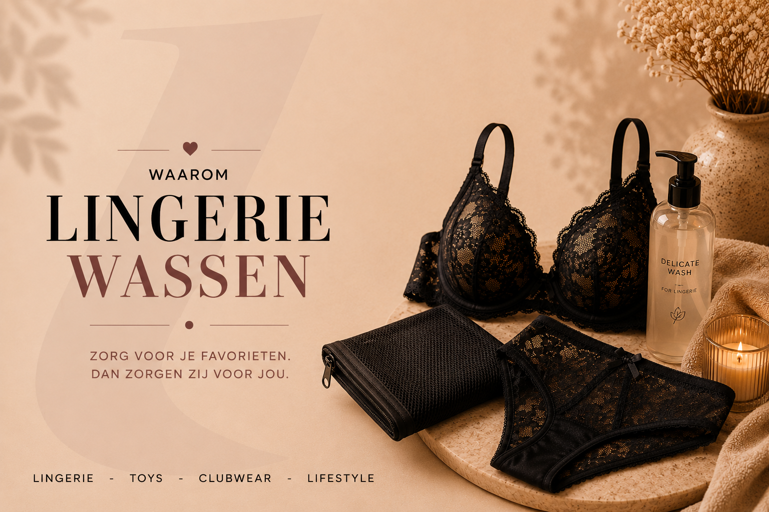 Lingerie wassen zonder schade: zo doe je dat