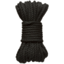 Bind en Tie - 6mm hennep bondage touw - 30 ft - zwart