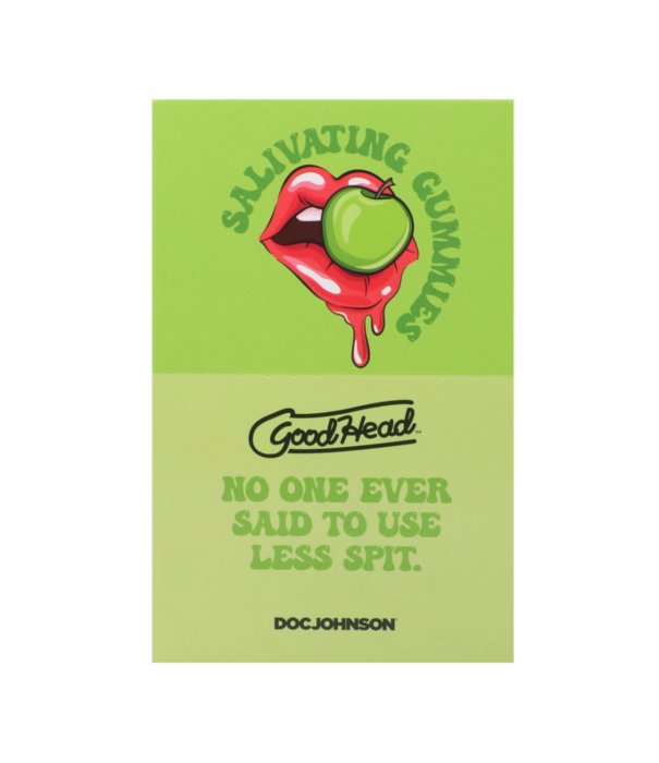 Doc Johnson Speekselopwekkende Gummies - 24 stuks display - 12 gr - Groene Appel