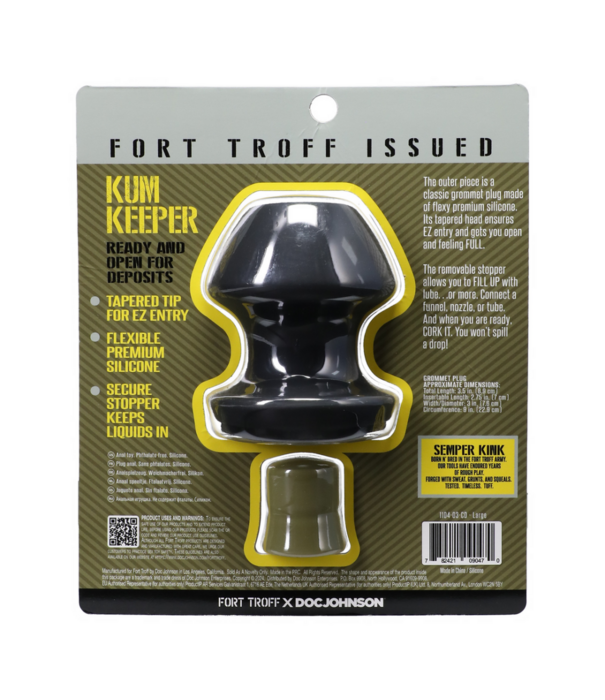 Doc Johnson Kum Keeper - Groot - Zwart