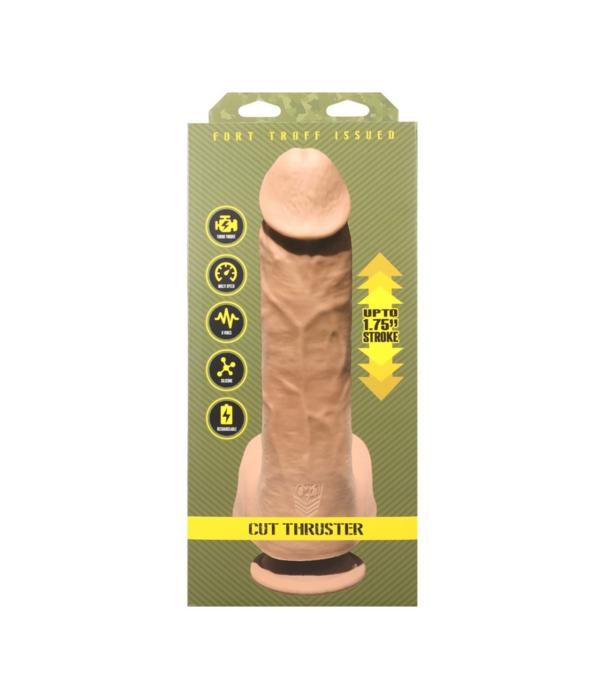 Doc Johnson Cut Thruster - Duw Vibrator - Vanille