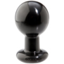 The Classic - Round Butt Plug - Large - Black