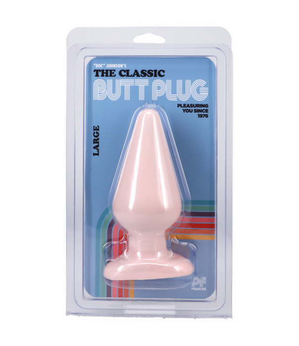 Doc Johnson The Classic - Butt Plug - Large - Cream