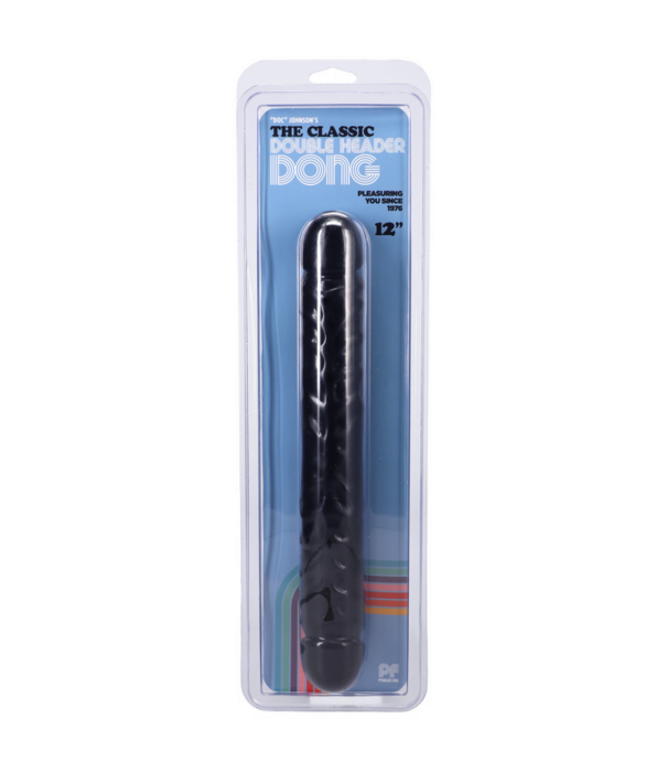 Doc Johnson Jr. Veined Double Header - Dildo met Dubbele Einden - 12 / 30 cm