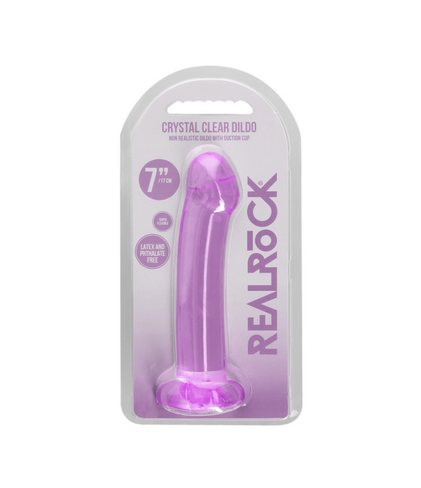 RealRock by Shots Niet-realistische dildo met zuignap - 7 / 17 cm