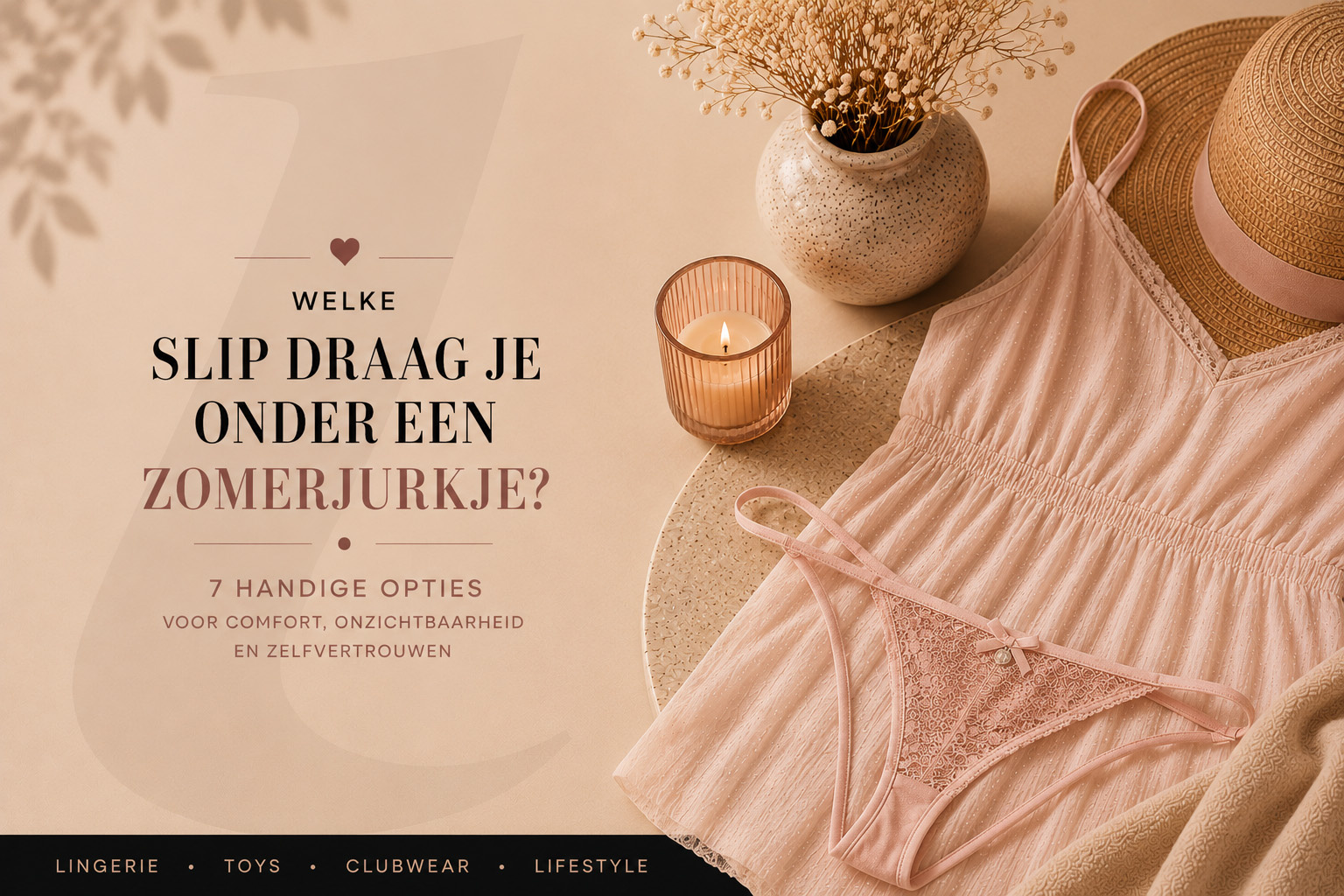 Welke slip draag je onder een zomerjurkje?