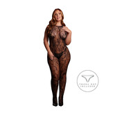 Matilda - Lace Bodystocking - Queen Size - Black