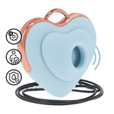 Luvie - Hartvormige AirTap Vibrator - Blauw