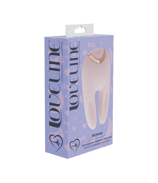 Loveline by Shots Bonnie - Dubbelzijdige Tapping Vibrator - Roze