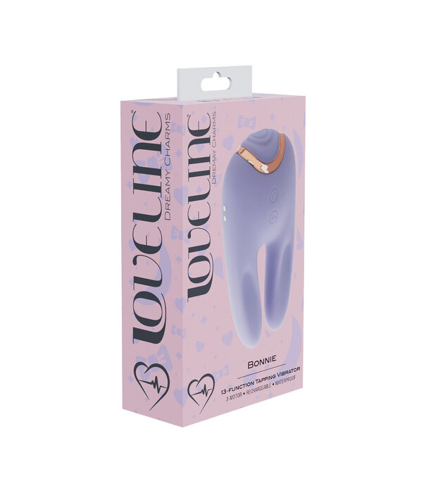 Loveline by Shots Bonnie - Dubbelzijdige Tapping Vibrator - Lavendel