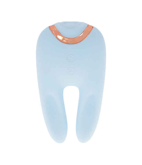 Loveline by Shots Bonnie - Dubbelzijdige Tapping Vibrator - Blauw