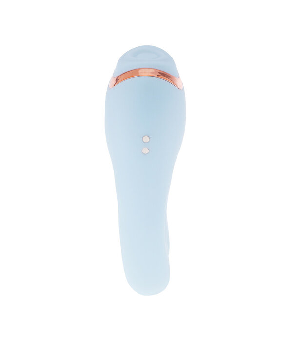 Loveline by Shots Bonnie - Dubbelzijdige Tapping Vibrator - Blauw