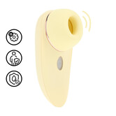 Aurie - AirTap Vibrator met Twee Hoofdaccessoires - Geel