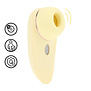 Aurie - AirTap Vibrator met Twee Hoofdaccessoires - Geel