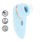 Aurie - AirTap Vibrator met Twee Hoofdaccessoires - Blauw