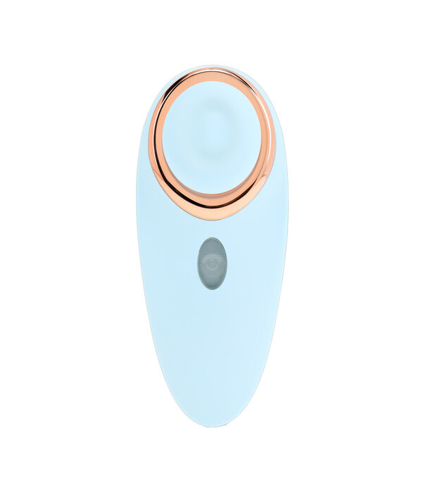 Loveline by Shots Aurie - AirTap Vibrator met Twee Hoofdaccessoires - Blauw