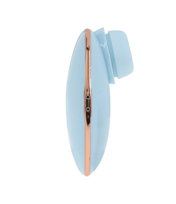 Loveline by Shots Dreamsicle - Compact AirTap Vibrator met Twee Hoofdaccessoires - Blauw