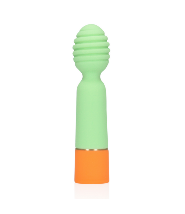 Loveline by Shots Geribbelde Mini Vibrator met USB Oplader - Lente Salie
