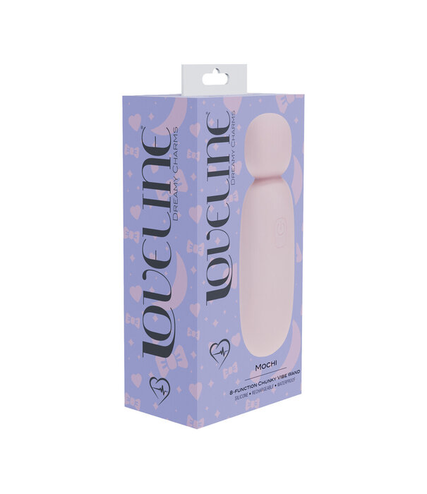Loveline by Shots Mochi - Mini Chunky Wand Vibrator - Roze