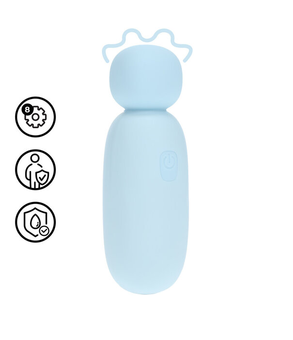 Loveline by Shots Mochi - Mini Chunky Wand Vibrator - Blauw