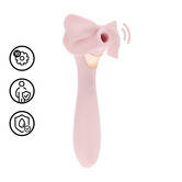 Darling - AirTap Wand Vibrator met Vijf Koppen Accessoires - Roze