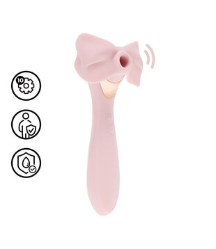 Darling - AirTap Wand Vibrator met Vijf Koppen Accessoires - Roze
