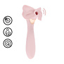 Darling - AirTap Wand Vibrator met Vijf Koppen Accessoires - Roze