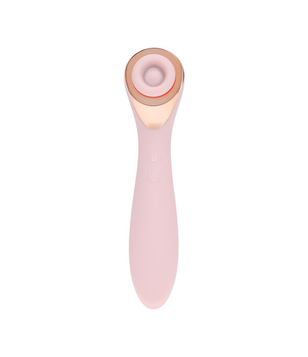 Loveline by Shots Darling - AirTap Wand Vibrator met Vijf Koppen Accessoires - Roze