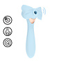 Darling - AirTap Wand Vibrator met Vijf Koppen Accessoires - Blauw