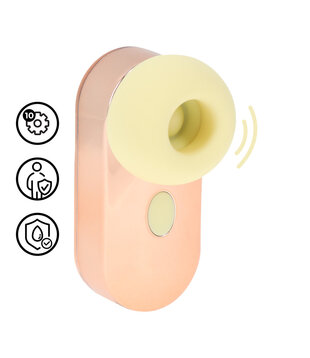 Budsie - Oordopvormige AirTap Vibrator - Geel