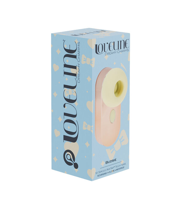 Loveline by Shots Budsie - Oordopvormige AirTap Vibrator - Geel