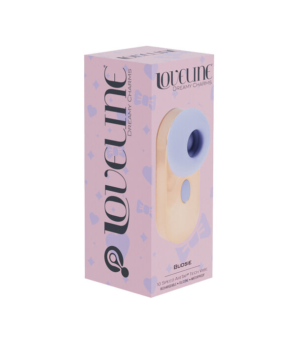 Loveline by Shots Budsie - Oordopvormige AirTap Vibrator - Lavendel