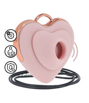Luvie - Hartvormige AirTap Vibrator - Roze