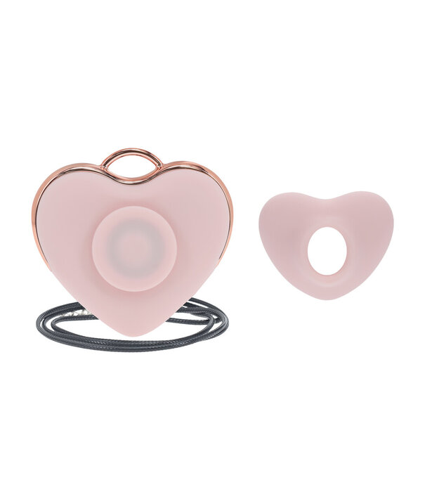 Loveline by Shots Luvie - Hartvormige AirTap Vibrator - Roze
