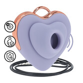 Luvie - Hartvormige AirTap Vibrator - Lavendel