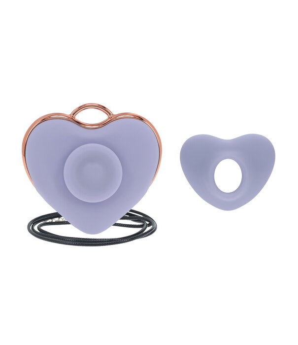 Loveline by Shots Luvie - Hartvormige AirTap Vibrator - Lavendel