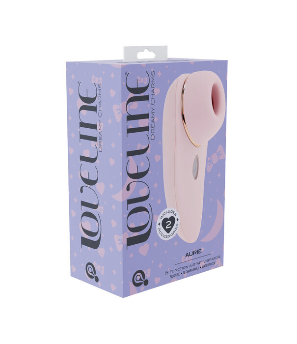 Loveline by Shots Aurie - AirTap Vibrator met Twee Hoofdaccessoires - Roze