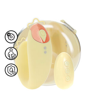 Daydream - Compact G-Spot Vibrator met Afstandsbediening - Geel