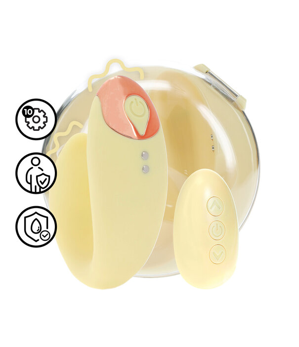 Loveline by Shots Daydream - Compact G-Spot Vibrator met Afstandsbediening - Geel