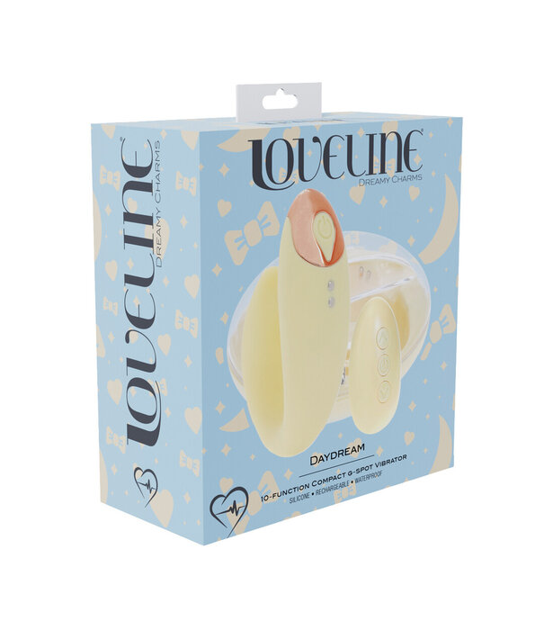 Loveline by Shots Daydream - Compact G-Spot Vibrator met Afstandsbediening - Geel