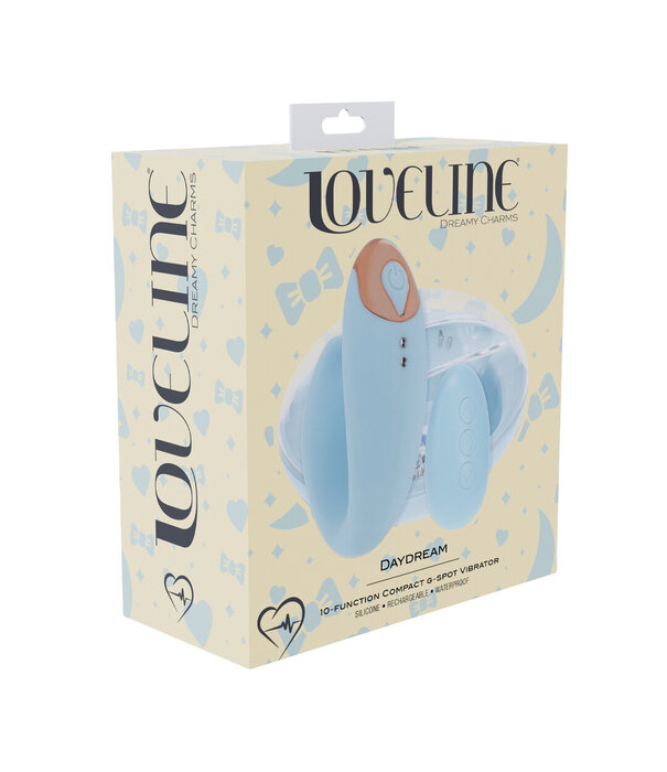 Loveline by Shots Daydream - Compact G-Spot Vibrator met Afstandsbediening - Blauw