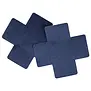 Magic Shiver blauwe tepelstickers van polyester met zelfklevende achterzijde 8 cm