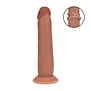 Dual Density Silicone Realistische Sliding Skin Dildo - 8 / 20,5 cm - Tan