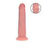 Dual Density Silicone Realistische Sliding Skin Dildo - 7 / 18,5 cm - Vlees