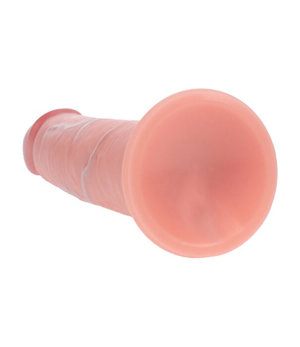 RealRock by Shots Dual Density Silicone Realistische Sliding Skin Dildo - 7 / 18,5 cm - Vlees